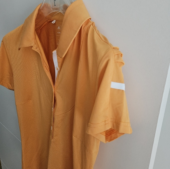 Adidas Golf S ClimaLite Women's button up golf shirt top ⛳️ - Picture 2 of 9